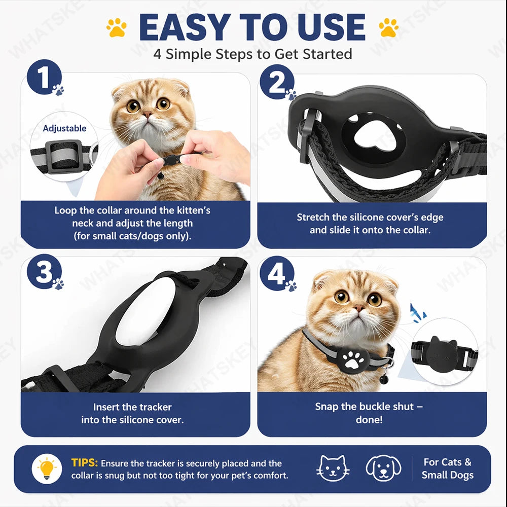 Bluetooth Pet Tracker — Google Find My Device Compatible