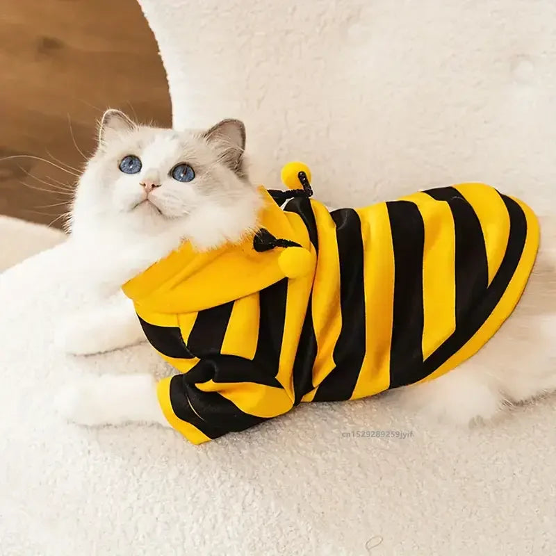 Cozy Bee Costume Pet Hoodie
