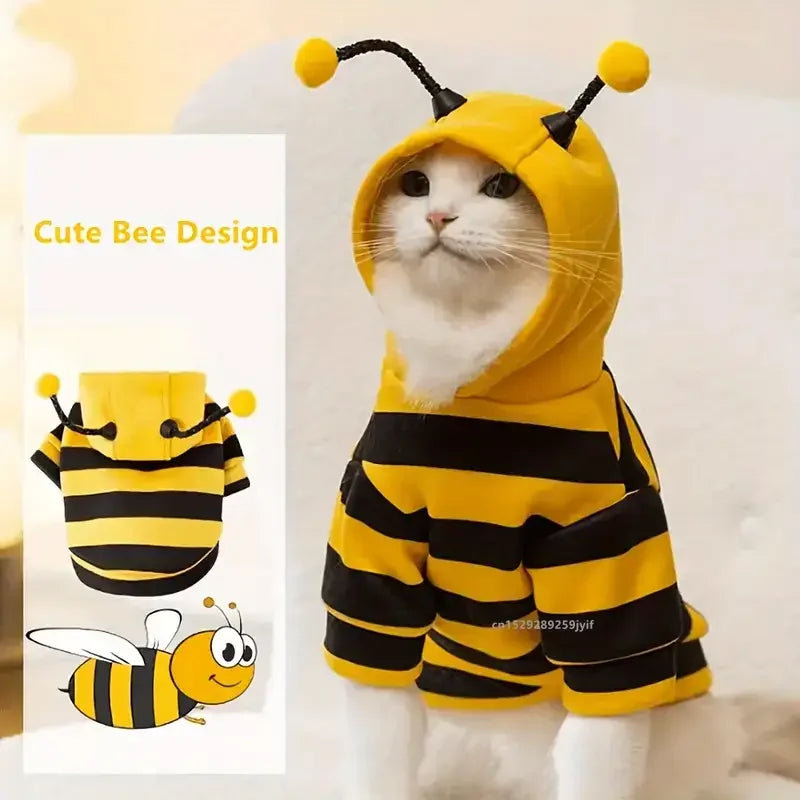 Cozy Bee Costume Pet Hoodie